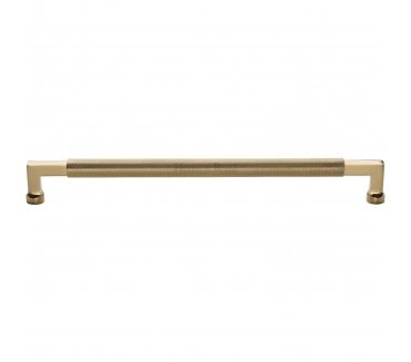Heritage Brass V1315 Bauhaus Knurled Pull Handles - Polished Brass.