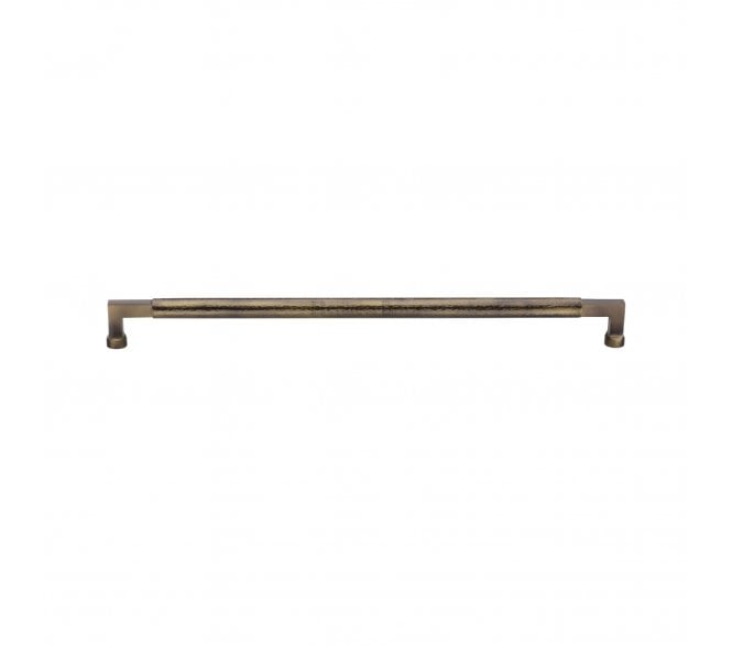 Heritage Brass V1317 Bauhaus Hammered Door Pull Handles - Antique Brass