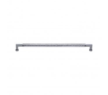 Heritage Brass V1317 Bauhaus Hammered Door Pull Handles - Polished Chrome