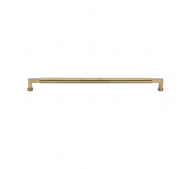 Heritage Brass V1317 Bauhaus Hammered Door Pull Handles - Satin Brass
