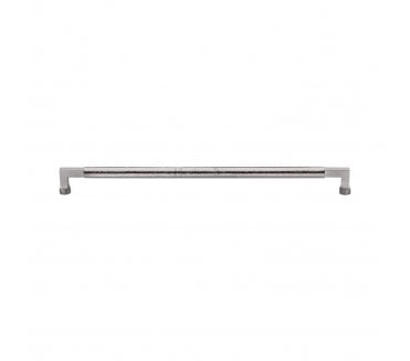Heritage Brass V1317 Bauhaus Hammered Door Pull Handles - Satin Nickel