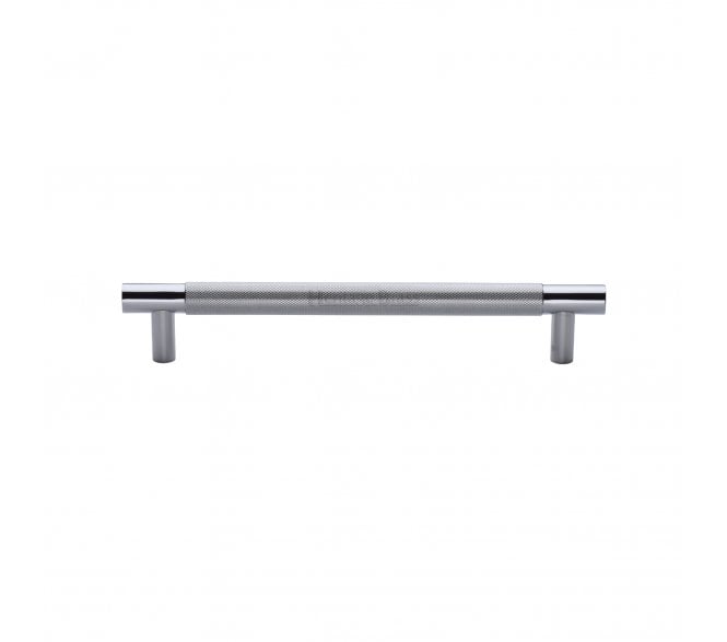 Heritage Brass V1465 Appliance Knurled Pull Handles - Polished Chrome