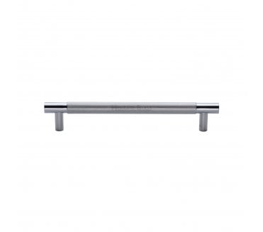 Heritage Brass V1465 Appliance Knurled Pull Handles - Polished Chrome