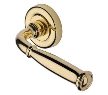 Heritage Brass V1938 Lincoln Lever On Rose - Polished Brass