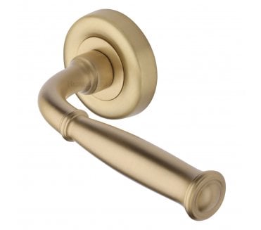 Heritage Brass V1938 Lincoln Lever On Rose - Satin Brass