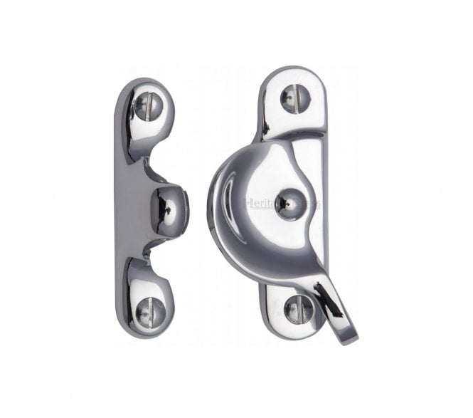 Heritage Brass V2060 Fitch Sash Fastener - Polished Chrome