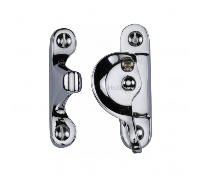 Heritage Brass V2060L Fitch Sash Fastener (Lockable) - Polished Chrome