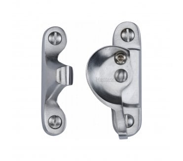 Heritage Brass V2060L Fitch Sash Fastener (Lockable) - Satin Chrome