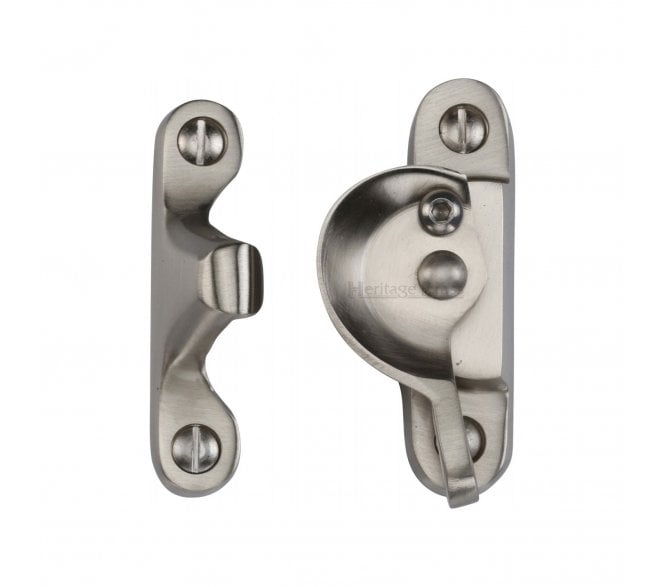 Heritage Brass V2060L Fitch Sash Fastener (Lockable) - Satin Nickel