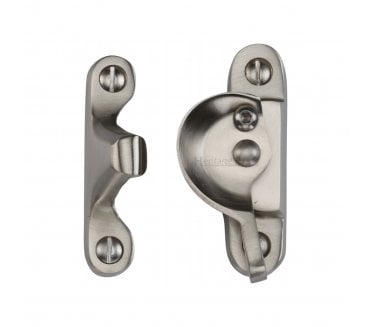 Heritage Brass V2060L Fitch Sash Fastener (Lockable) - Satin Nickel