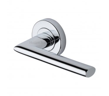 Heritage Brass V2355 Admiralty Lever on Rose - Polished Chrome