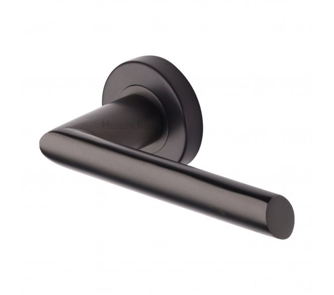 Heritage Brass V3262 Mercury Lever on Rose - Matt Bronze