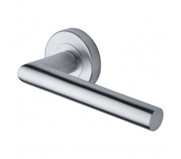 Heritage Brass V3840 Athena Lever on Rose - Satin Chrome