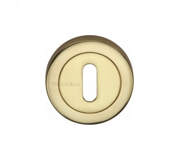Heritage Brass V4000 Keyhole Escutcheon - Polished Brass