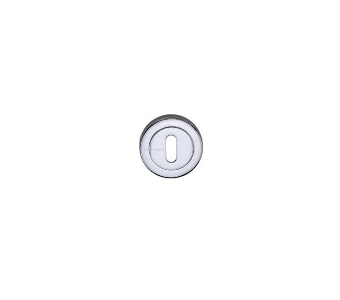 Heritage Brass V4000 Keyhole Escutcheon - Polished Chrome