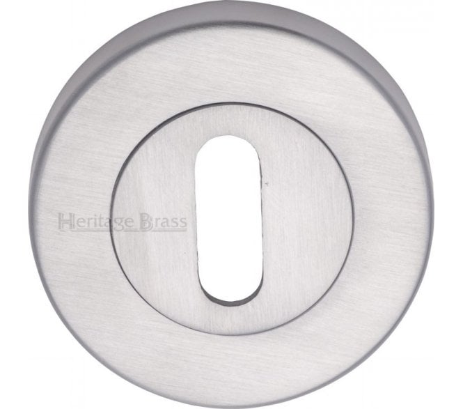 Heritage Brass V4000 Keyhole Escutcheon - Satin Chrome