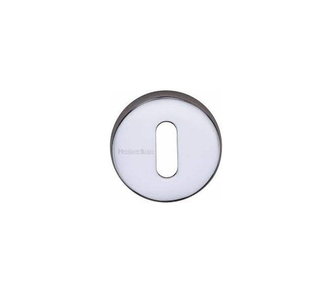 Heritage Brass V4007 Key Escutcheon 46mm - Polished Chrome