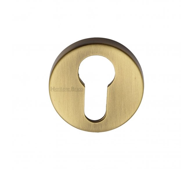 Heritage Brass V4008 Euro Profile Escutcheon 46mm - Antique Brass