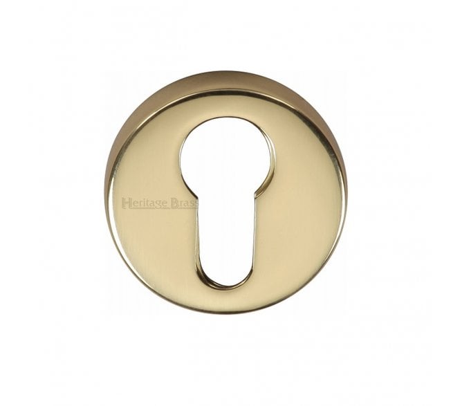 Heritage Brass V4008 Euro Profile Escutcheon 46mm - Polished Brass