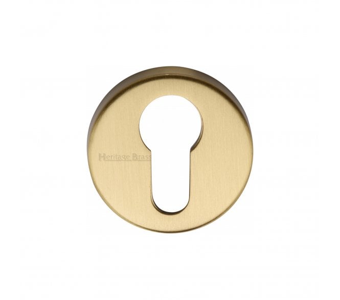 Heritage Brass V4008 Euro Profile Escutcheon 46mm - Satin Brass