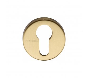 Heritage Brass V4008 Euro Profile Escutcheon 46mm - Satin Brass