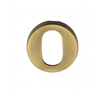 Heritage Brass V4009 Oval Profile Escutcheon 46mm - Antique Brass
