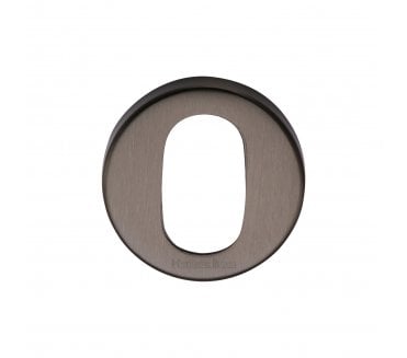 Heritage Brass V4009 Oval Profile Escutcheon 46mm -Matt Bronze