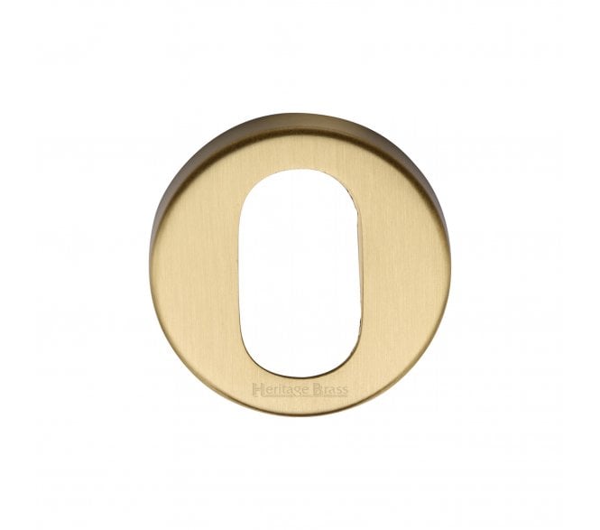 Heritage Brass V4009 Oval Profile Escutcheon 46mm - Satin Brass