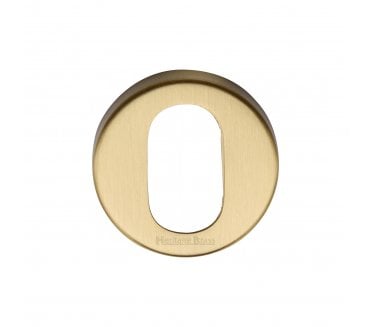 Heritage Brass V4009 Oval Profile Escutcheon 46mm - Satin Brass