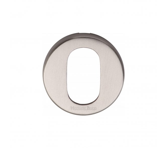 Heritage Brass V4009 Oval Profile Escutcheon 46mm - Satin Nickel