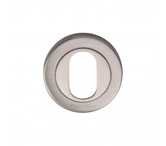 Heritage Brass V4010 Euro Profile Escutcheon 53mm -Satin Nickel