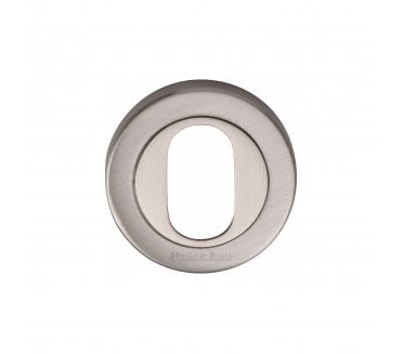 Heritage Brass V4010 Euro Profile Escutcheon 53mm -Satin Nickel