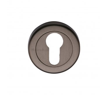 Heritage Brass V4020 Euro Profile Escutcheon 53mm - Matt Bronze