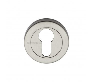 Heritage Brass V4020 Euro Profile Escutcheon - Satin Nickel