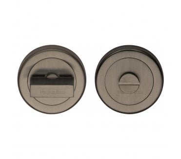 Heritage Brass V4035 Bathroom Turn & Release Set 53mm - Matt Bronze