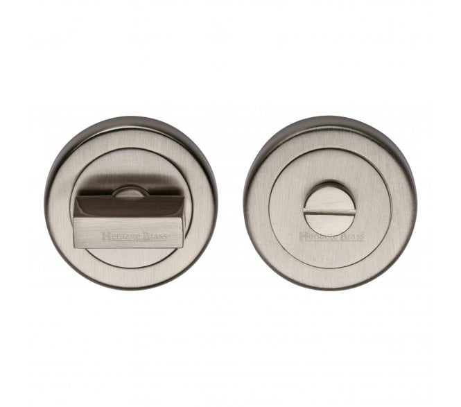 Heritage Brass V4035 Bathroom Turn & Release Set 53mm - Satin Nickel