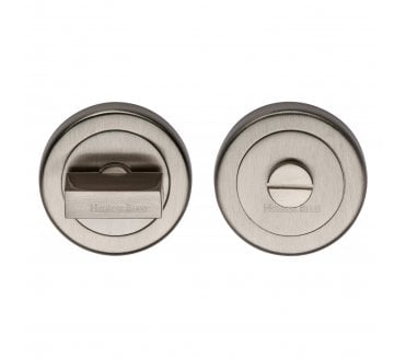 Heritage Brass V4035 Bathroom Turn & Release Set 53mm - Satin Nickel