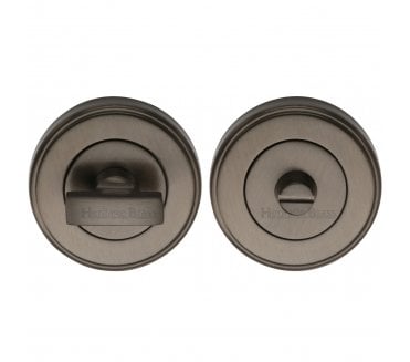 Heritage Brass V4040 Bath Turn & Release 50mm - Matt Bronze