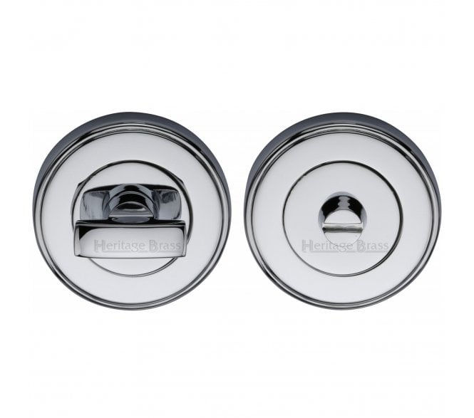 Heritage Brass V4040 Bath Turn & Release 50mm - Polished Chrome
