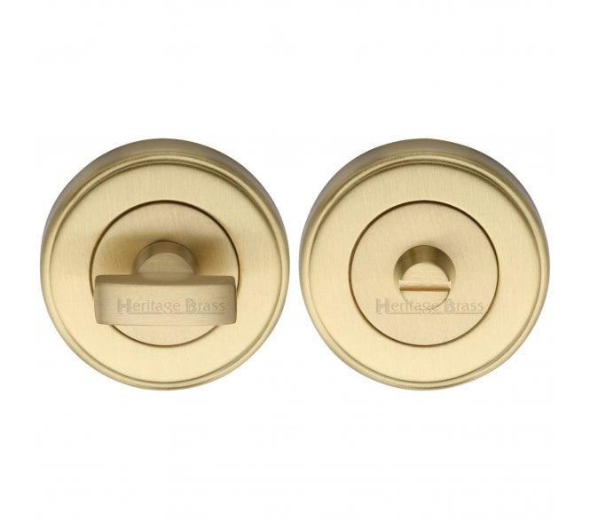 Heritage Brass V4040 Bath Turn & Release 50mm - Satin Brass