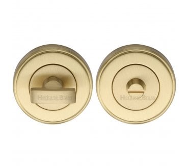 Heritage Brass V4040 Bath Turn & Release 50mm - Satin Brass