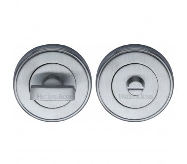 Heritage Brass V4040 Bath Turn & Release 50mm - Satin Chrome