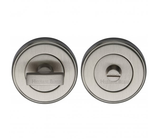 Heritage Brass V4040 Bath Turn & Release 50mm - Satin Nickel