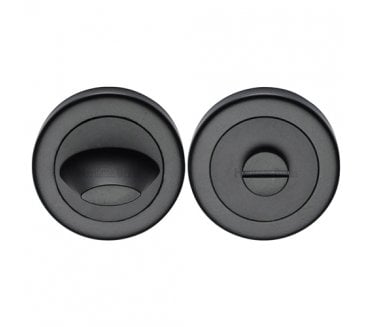 Heritage Brass V4043 Bathroom Thumbturn & Release - Matt Black