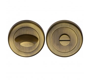 Heritage Brass V4043 Contemporary Bathroom Turn & Release 53mm - Antique Brass