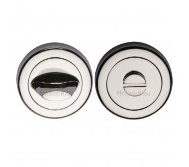 Heritage Brass V4043 Contemporary Bathroom Turn & Release 53mm - Polished Nickel