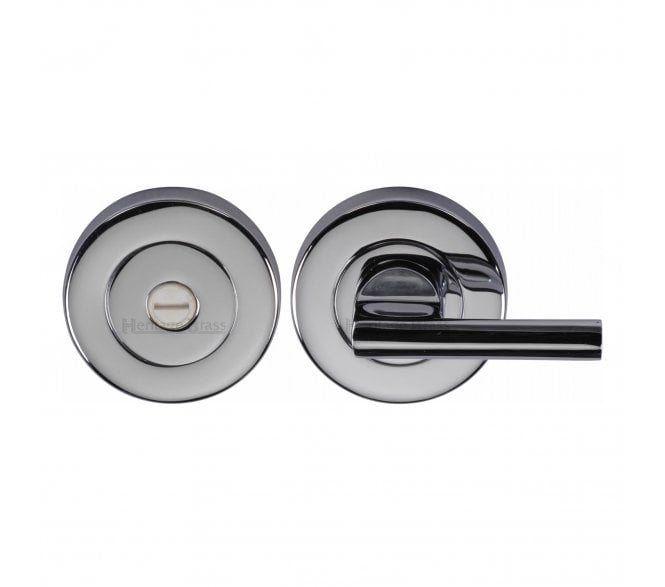 Heritage Brass V4044 Bathroom Thumbturn & Release - Polished Chrome