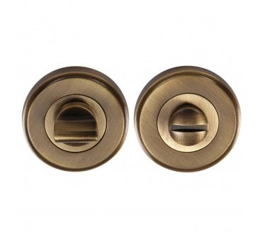 Heritage Brass V4045 Bath Turn & Release 48mm - Antique Brass