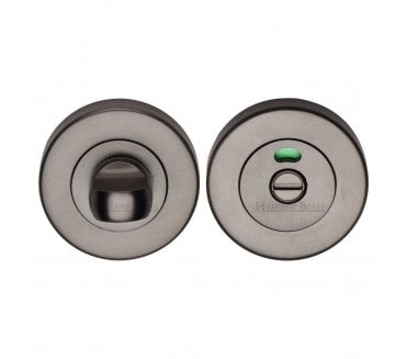 Heritage Brass V4046 Bathroom Thumbturn & Release W/Indicator - Matt Bronze