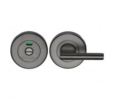 Heritage Brass V4048 Bathroom Thumbturn & Release W/Indicator - Matt Bronze